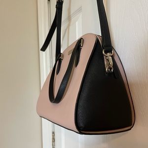 Pink and black Kate spade purse